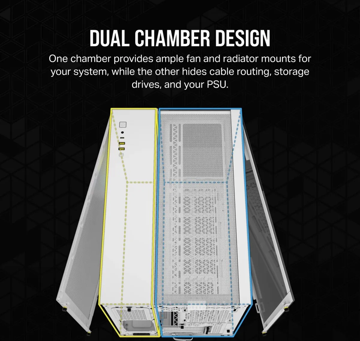 Corsair 2500X CC-9011268-WW Micro Tower - Wit
