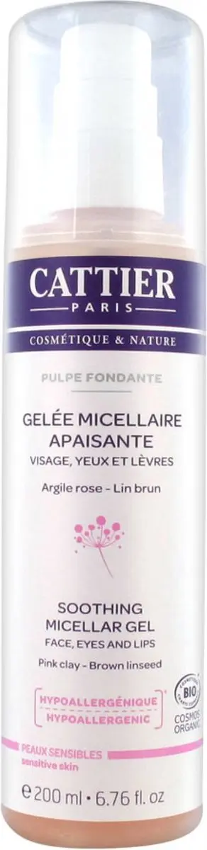 Cattier Micellair Gel Gevoelige Huid 200ml
