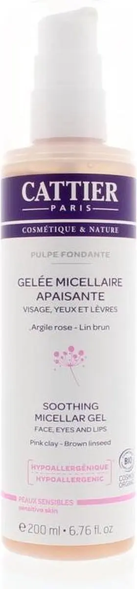 Cattier Micellair Gel Gevoelige Huid 200ml
