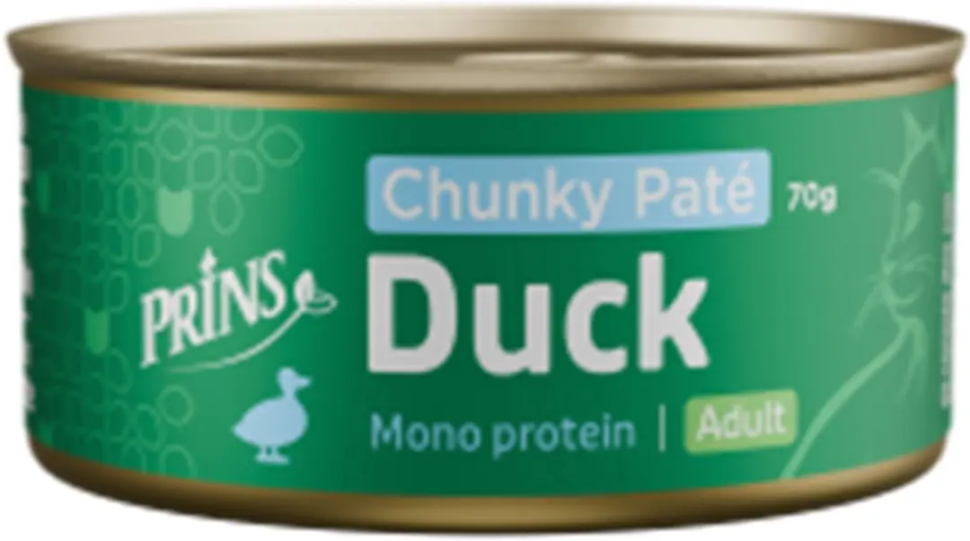 Prins Chunky Paté Eend Kattenvoer 70g
