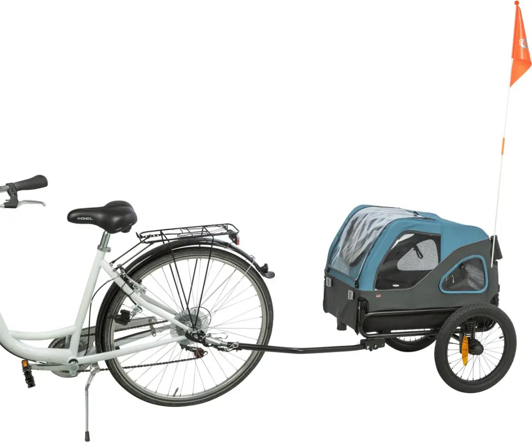 Trixie Fietskar Blauw/Grijs S - 23 kg