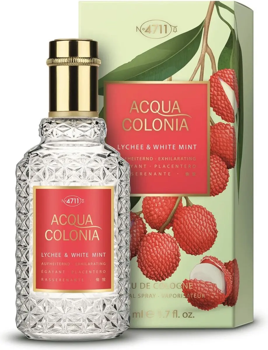4711 Acqua Colonia Lychee & Witte Munt Eau de Cologne 50ml - afbeelding 6 van 6