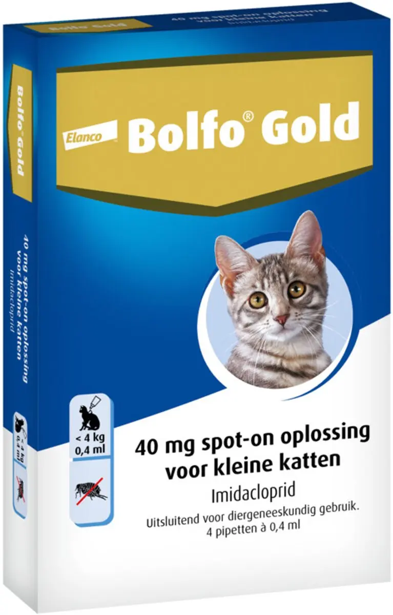 Bolfo Gold Anti Vlooiendruppels Kat