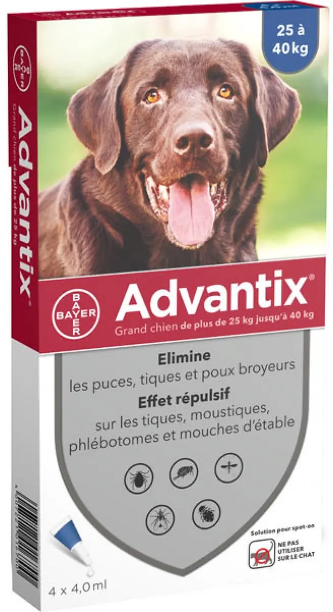 Advantix 4 Antiparasitaire Pipetten - Grote Honden >25kg