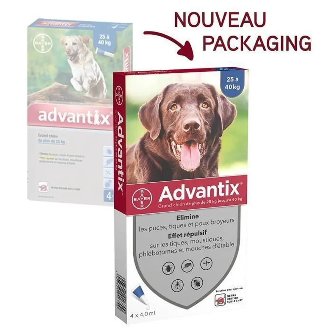 Advantix 4 Antiparasitaire Pipetten - Grote Honden >25kg