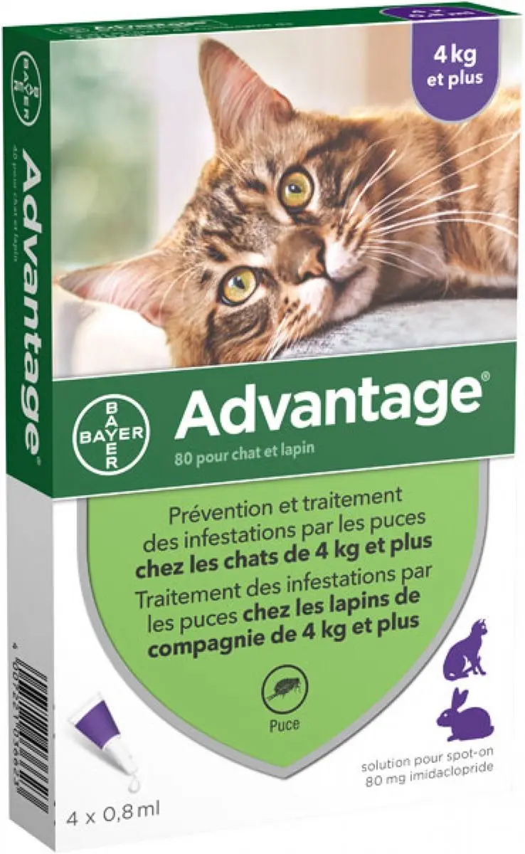 Advantix Antiparasitaire Pipetten 4x0.8ml