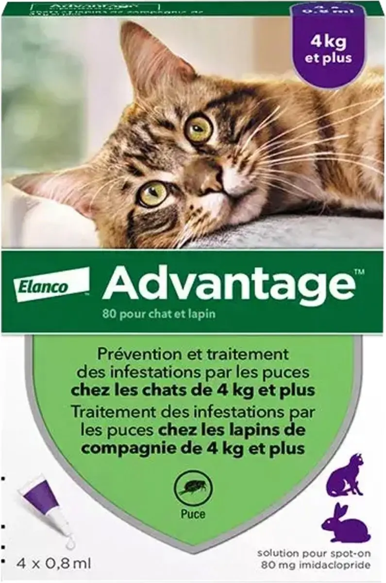 Advantix Antiparasitaire Pipetten 4x0.8ml