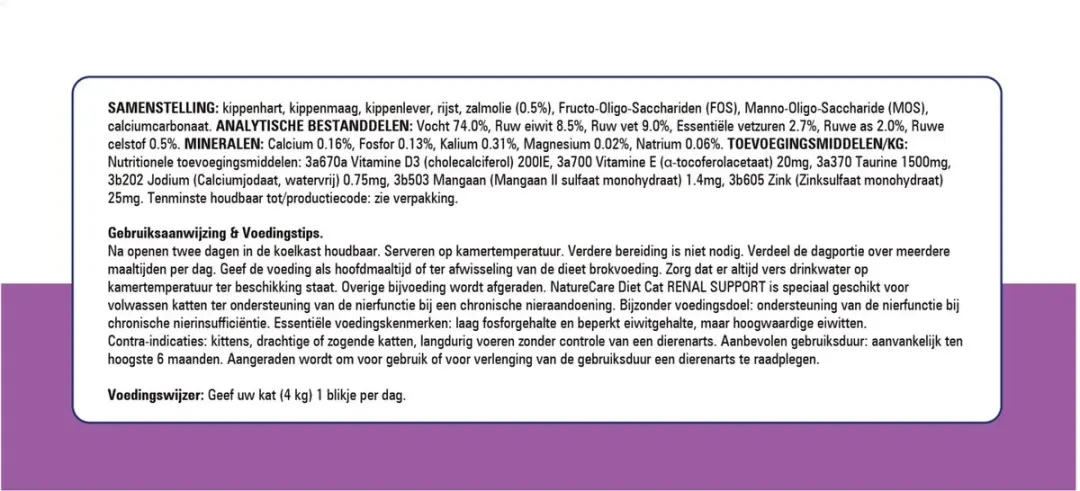 Prins NatureCare Cat Diet Renal 200g