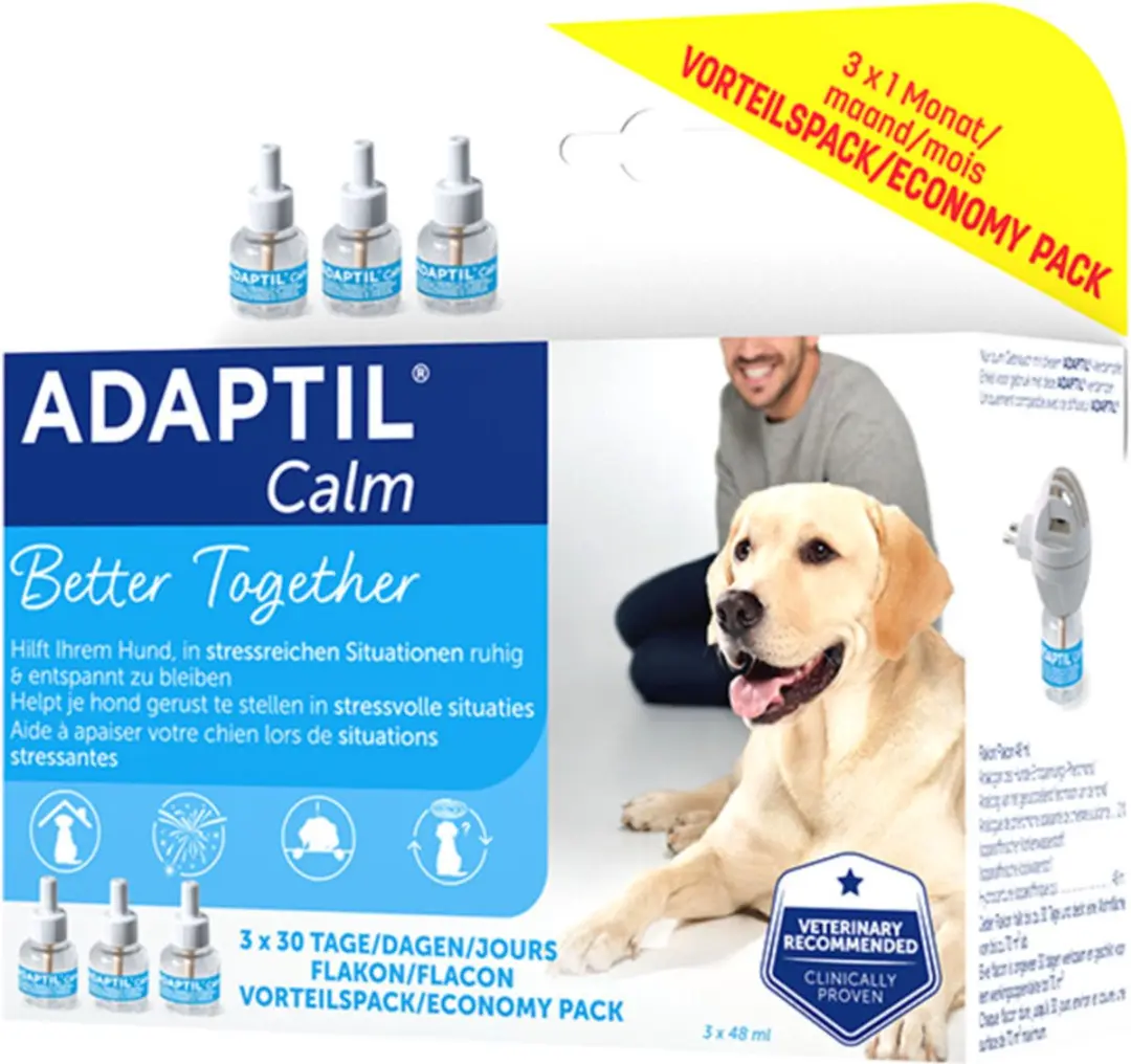 Adaptil Calm Navulling 3x48ml - Antistress voor Honden