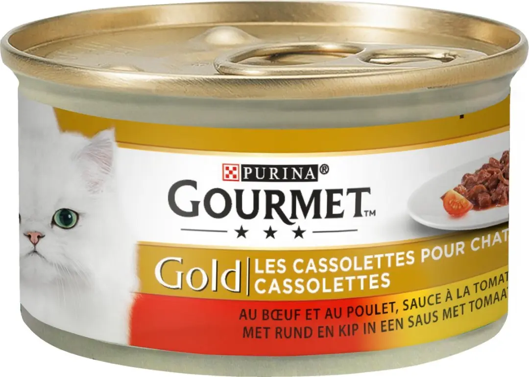 Gourmet Gold Cassolettes Rund Kattenvoer 85g