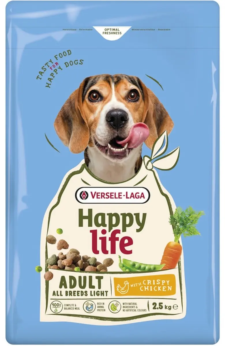 Versele-Laga Happy Life Adult Light Kip 2,5 kg