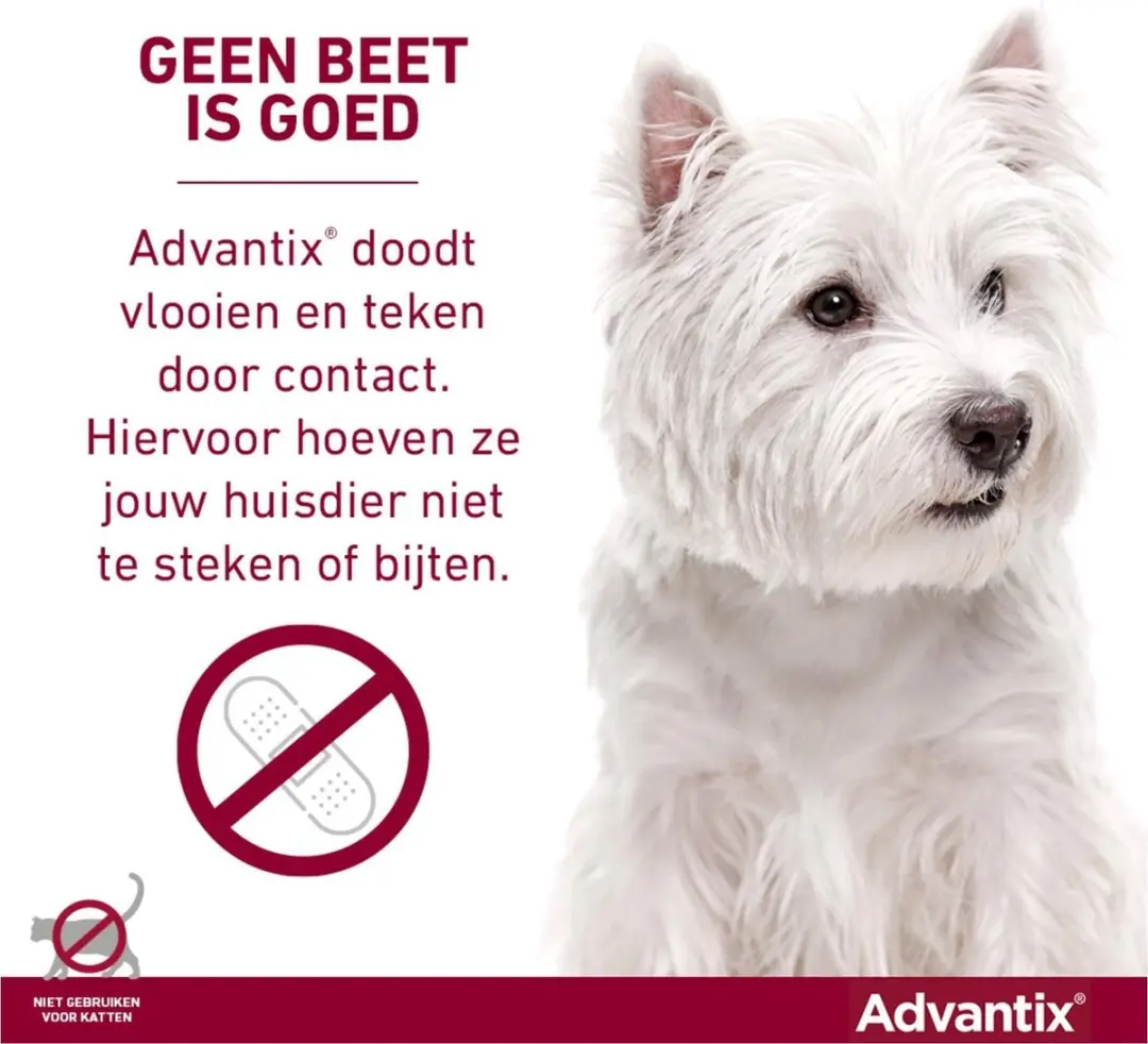 Advantix Vlooien & Teken Pipetten Hond 40+ kg - 6 Stuks