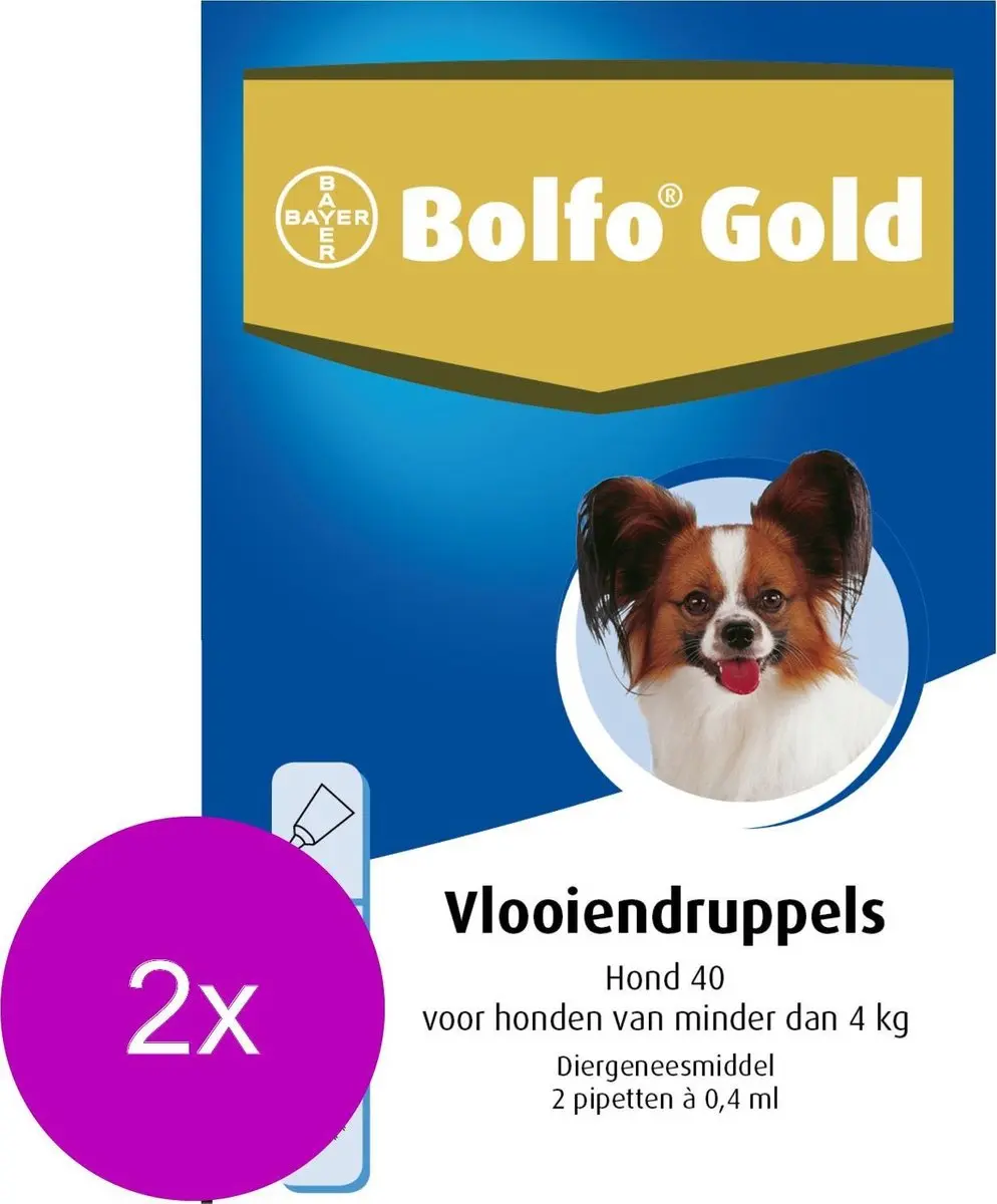 Bolfo Gold Hond Anti-vlooienmiddel 20 Stuks