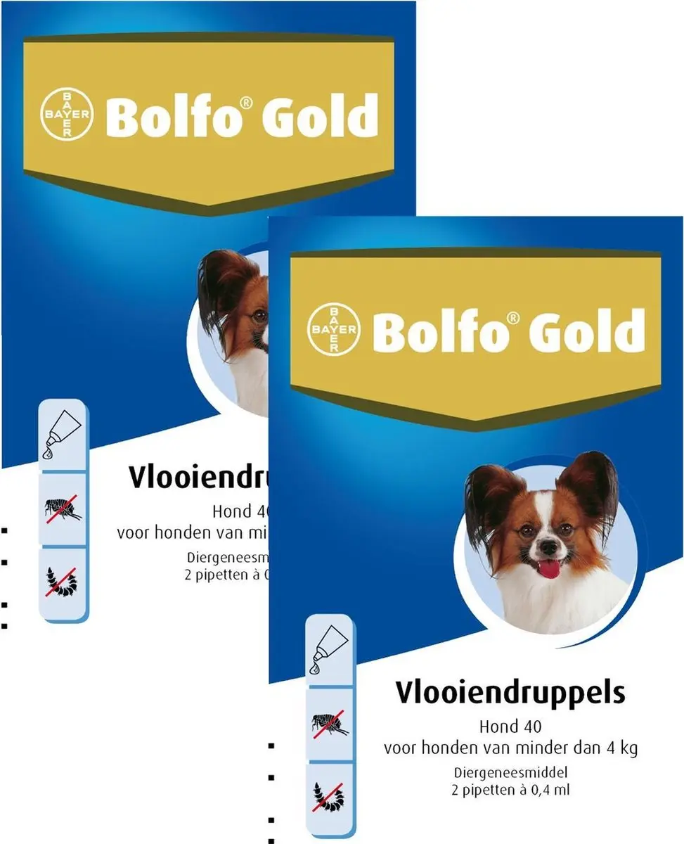 Bolfo Gold Hond Anti-vlooienmiddel 20 Stuks