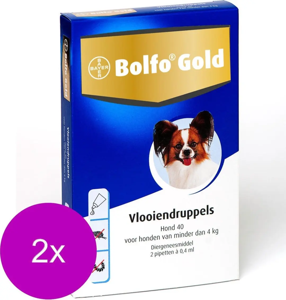 Bolfo Gold Hond Anti-vlooienmiddel 20 Stuks