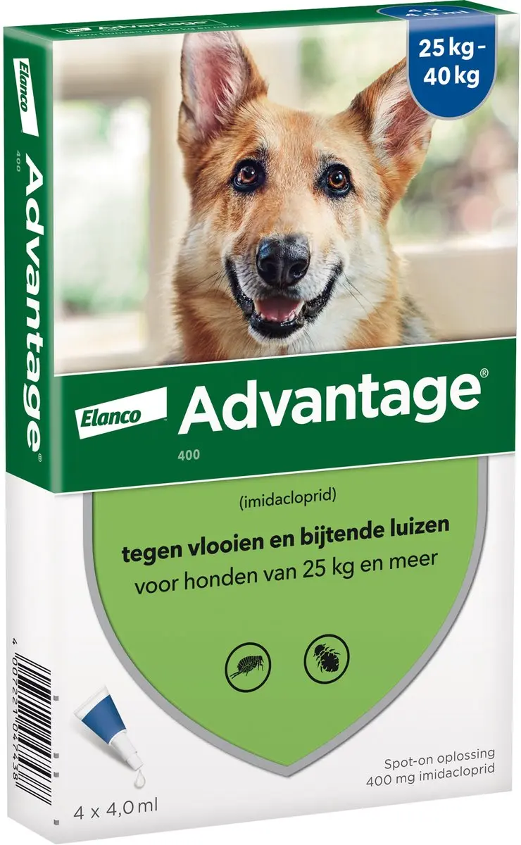 Bayer Advantage 40 Hond - 4 Pipetten
