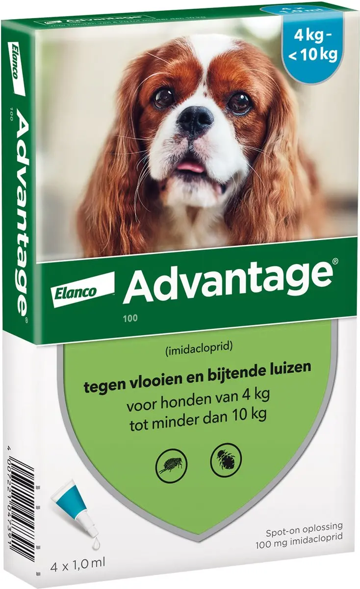 Bayer Advantage 40 Hond - 4 Pipetten