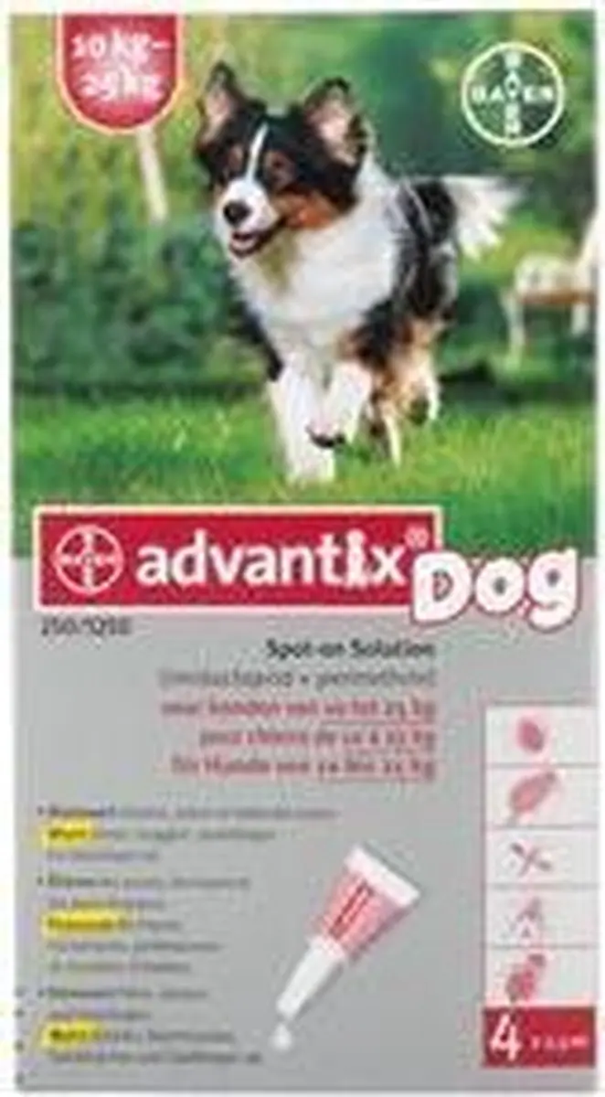 Advantix Spot On 10-25 kg - 4 Pipetten