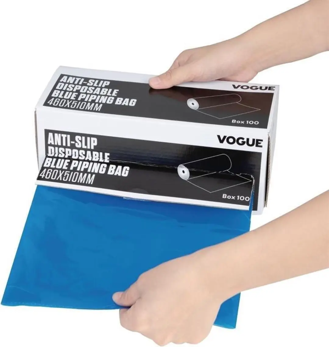 Vogue Wegwerp Spuitzak Anti-Slip Blauw 100 Stuks