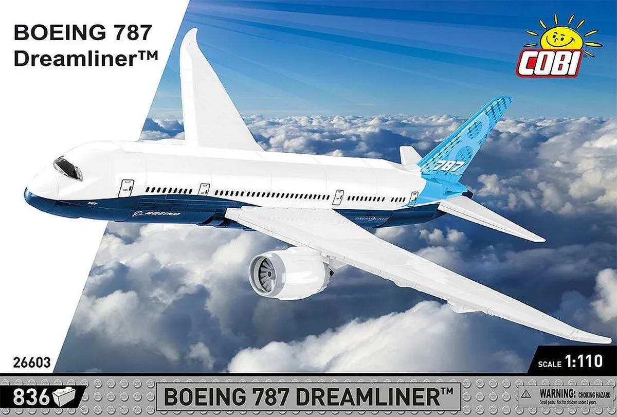 Cobi Boeing 787 Droomvliegtuig 836 Stukken - COBI-26603