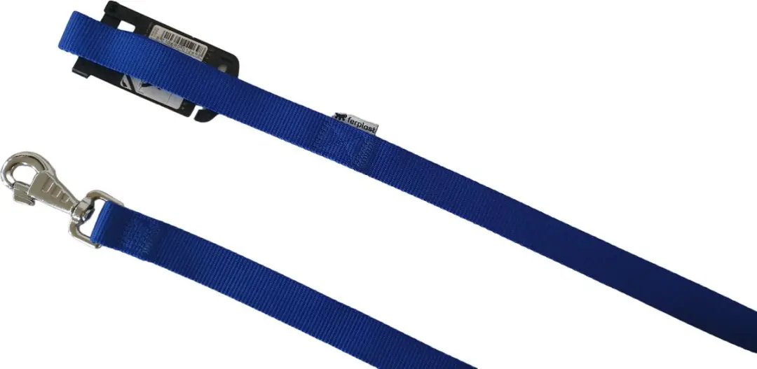 Ferplast Club Hondenlijn Blauw - 25mm x 120cm