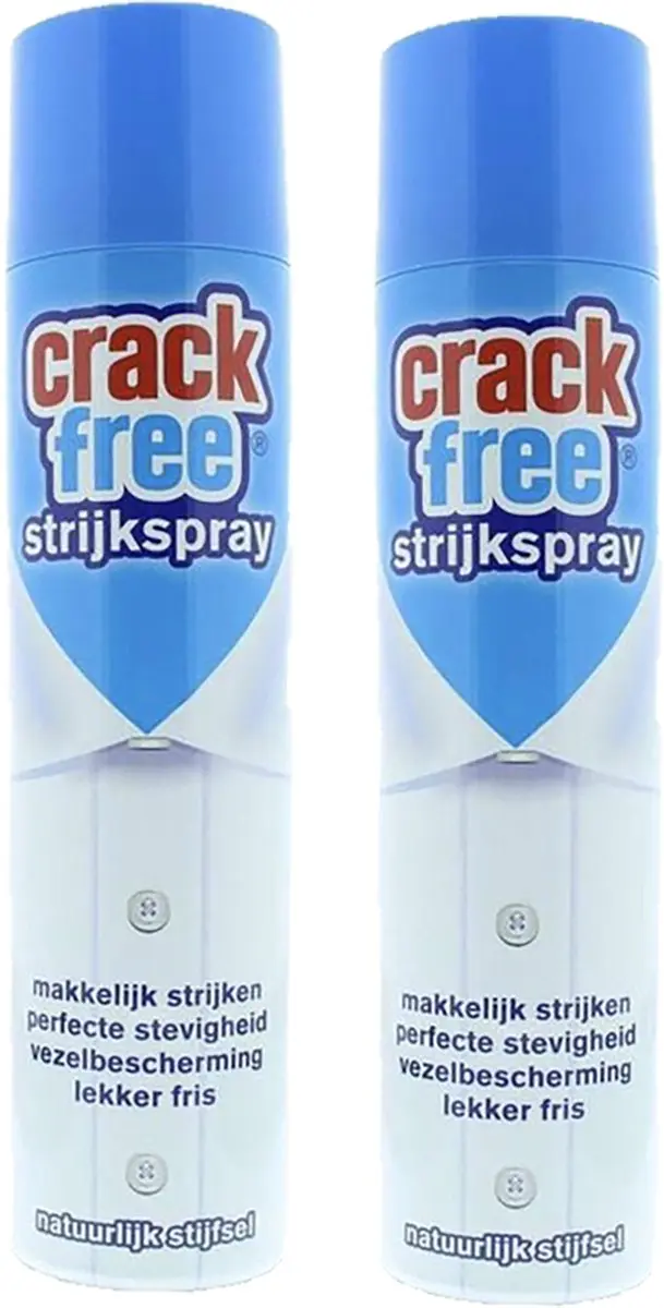 Crackfree Stijfsel Spray 2x400ml