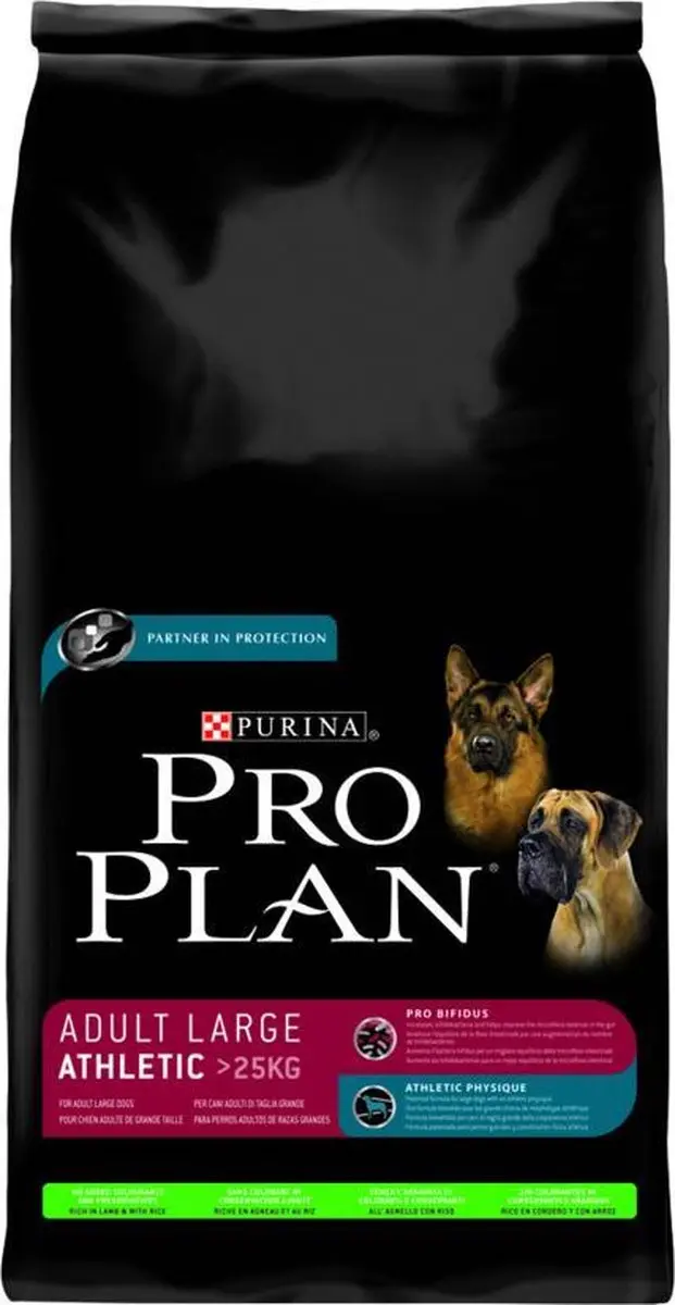 Pro Plan Dog Adult Large Breed Athletic Lam/Rijst 14kg