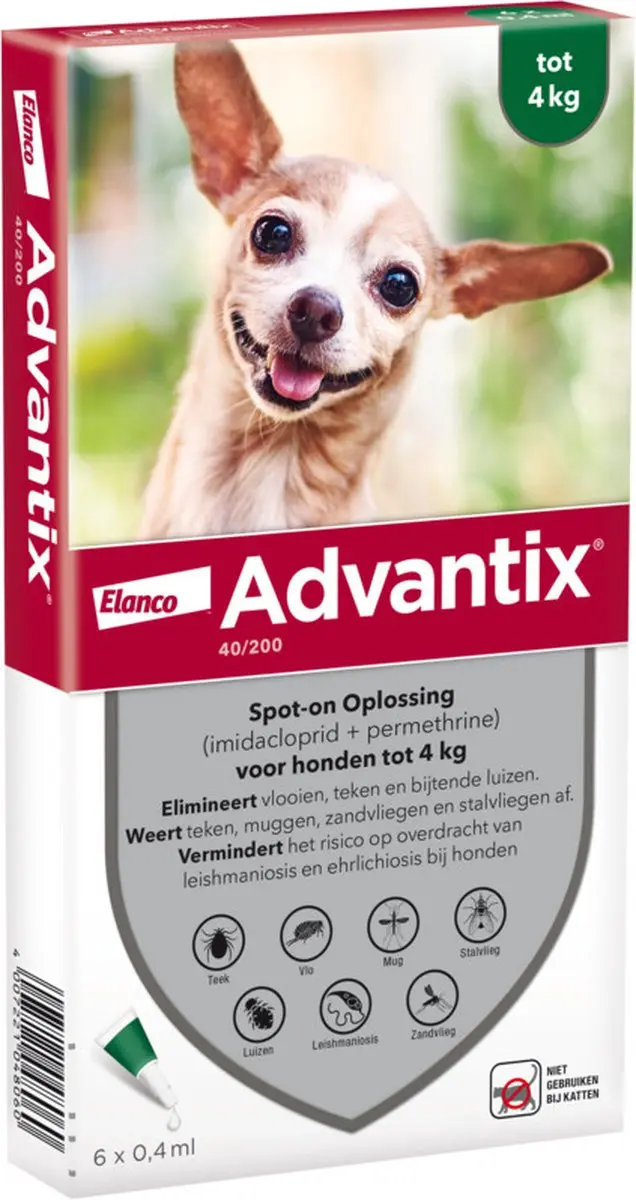 Advantix Vlooien & Teken Pipetten XS