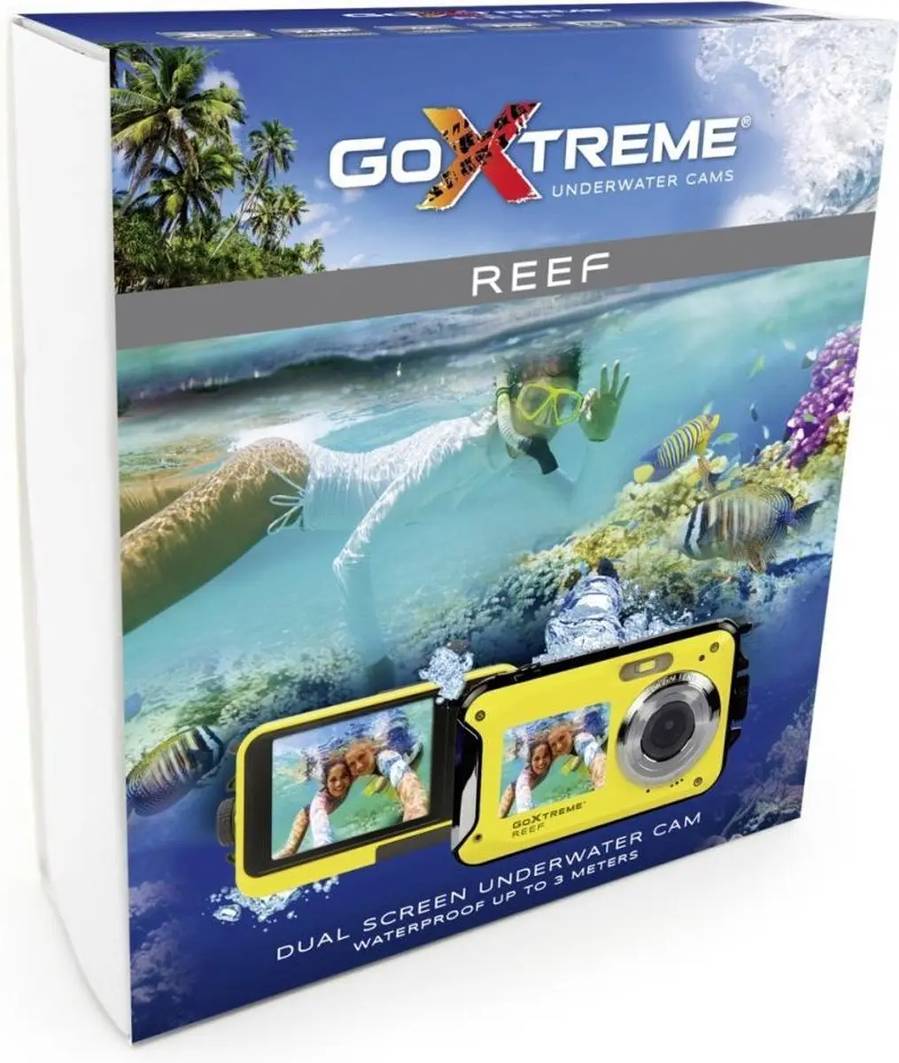 Easypix GoXtreme Reef Onderwatercamera 8MP - 2 Schermen - Zwart