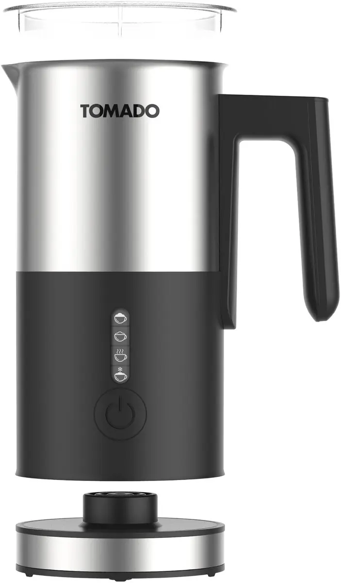 Tomado TMF2501S Melkopschuimer 500W - 4 standen - Zwart/rvs