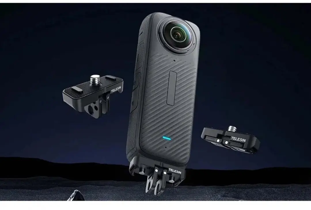 Telesin Insta360 X4 Camerahouder Auto - Transparent