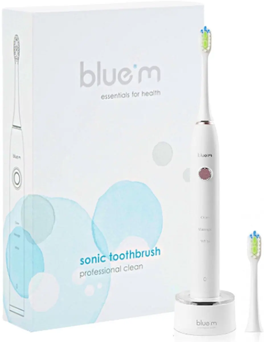 Bluem Sonic+ Elektrische Tandenborstel - 3 Snelheden - Wit