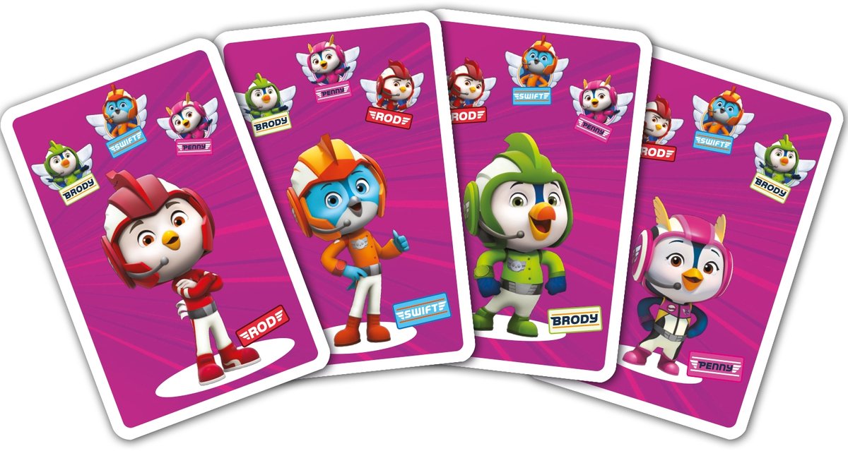 Tactic Top Wing Kwartet – Kaartspel – Kinderspel – Vanaf 4 jaar – 2-4 spelers