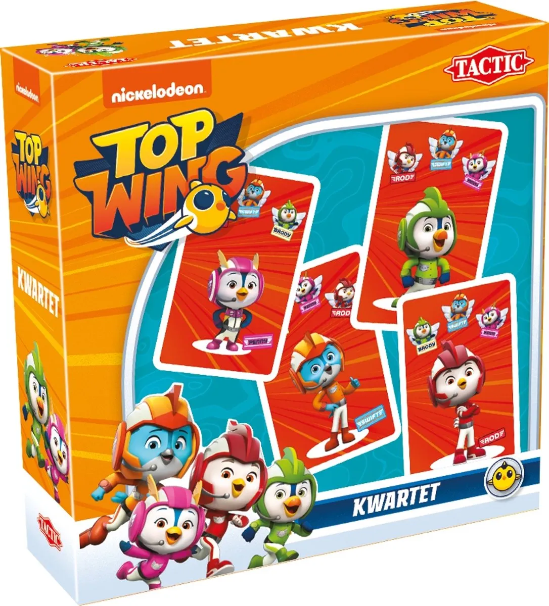 Tactic Top Wing Kwartet Kaartspel - 2-4 Spelers