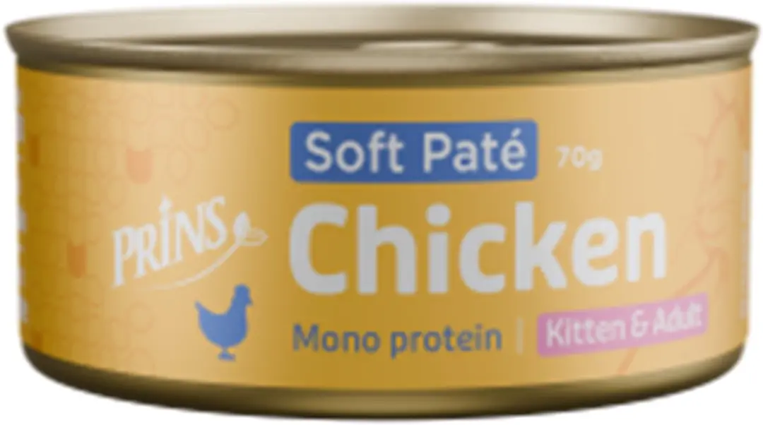 Prins Soft Paté Kattenvoer Kip 70g