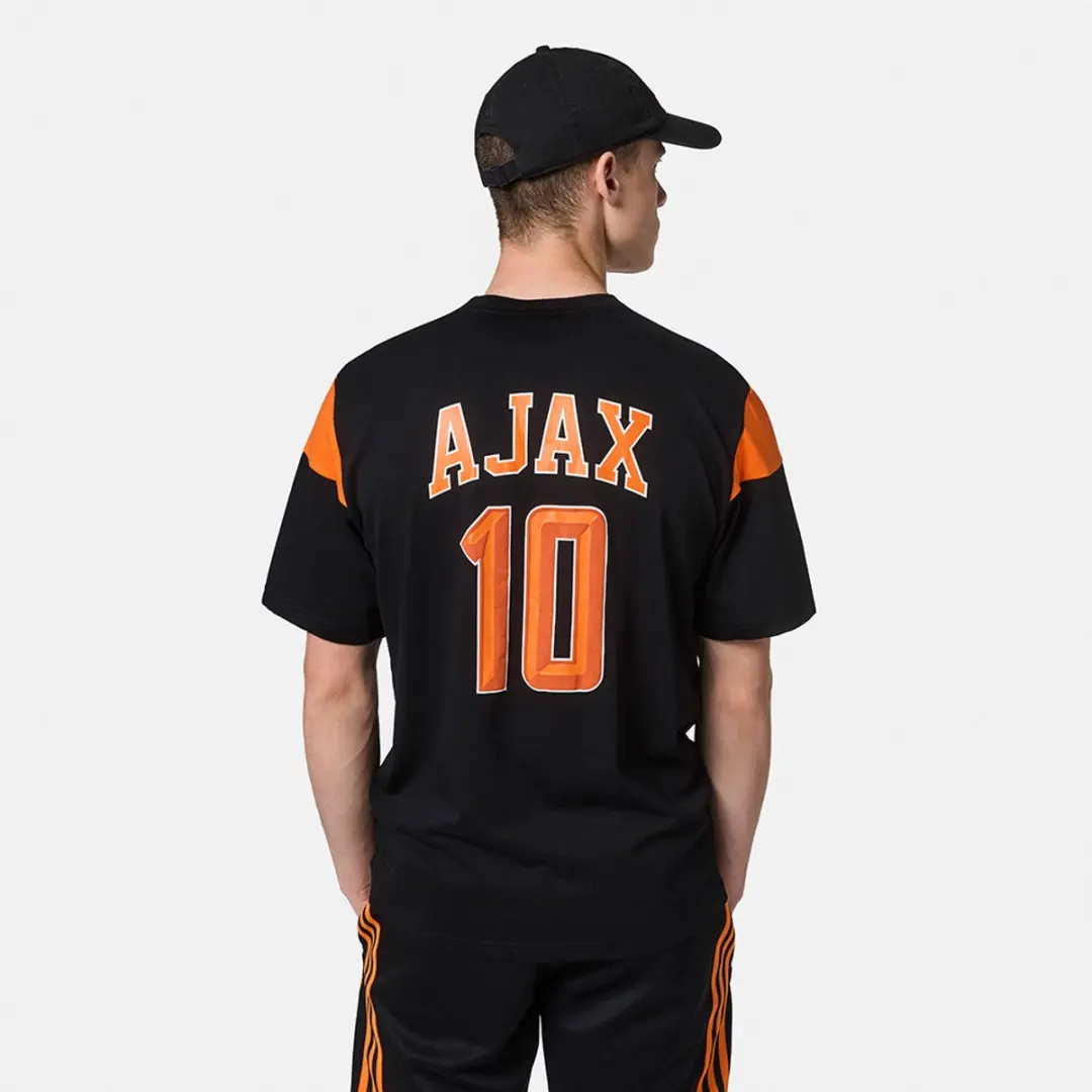 Ajax T-shirt - Zwart Oranje - XL