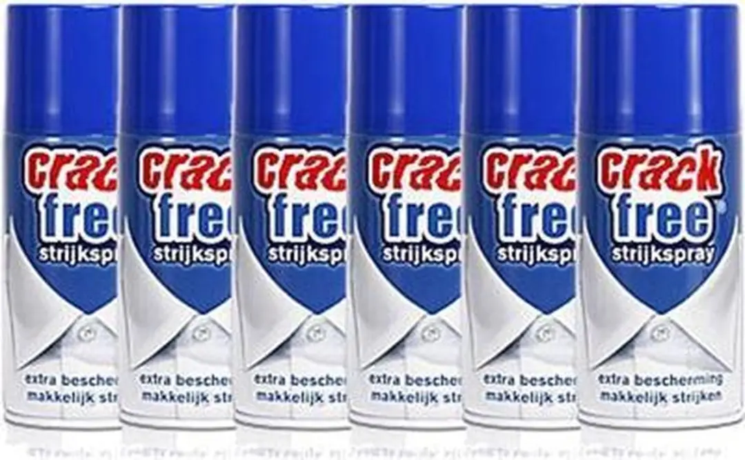 Crackfree Textiel Appret Spray - 6 Stuks