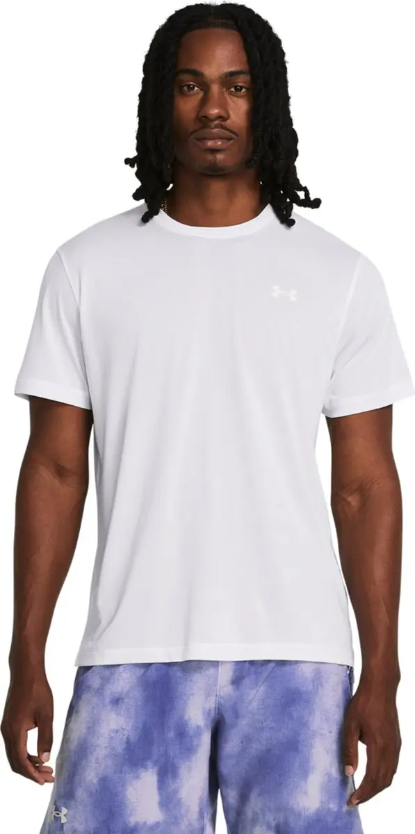 Under Armour UA Launch Shortsleeve Heren Sportshirt XL - Wit - afbeelding 6 van 6