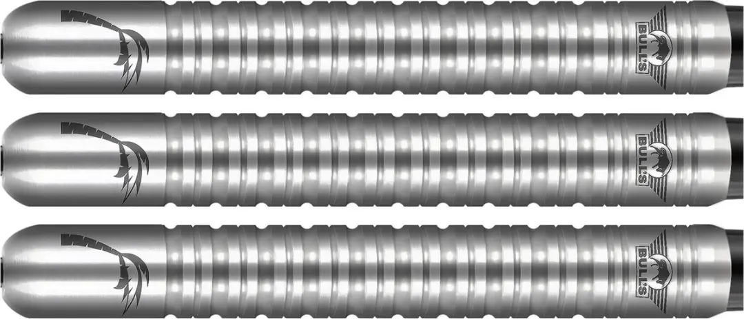 Bull's Kim Huybrechts Dartpijlen 80% Tungsten BU-23722 - 3 Stuks - Zilver
