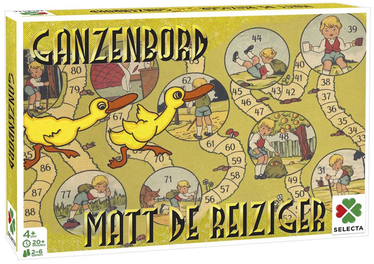 Tactic Spellen van Toen Matt de Reiziger Ganzenbord