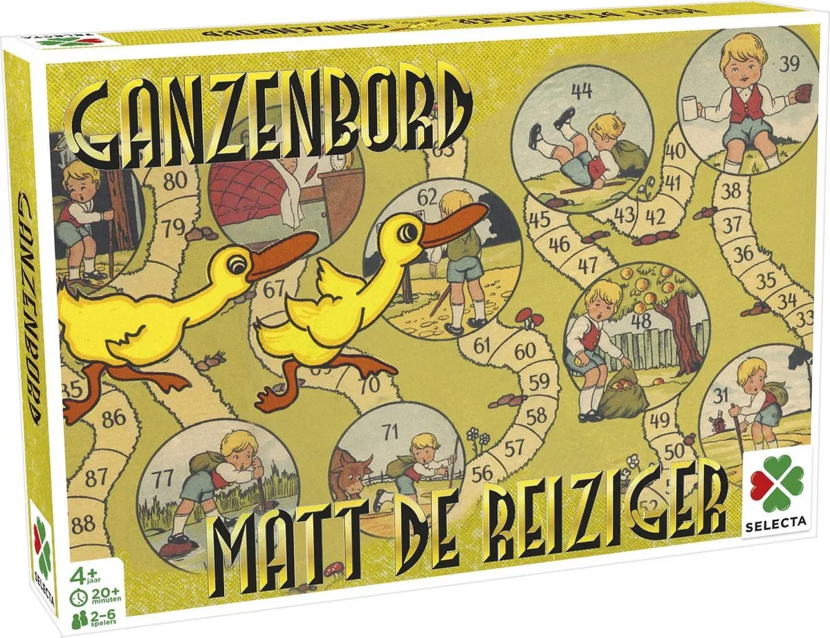 Tactic Spellen van Toen Matt de Reiziger Ganzenbord - 56408