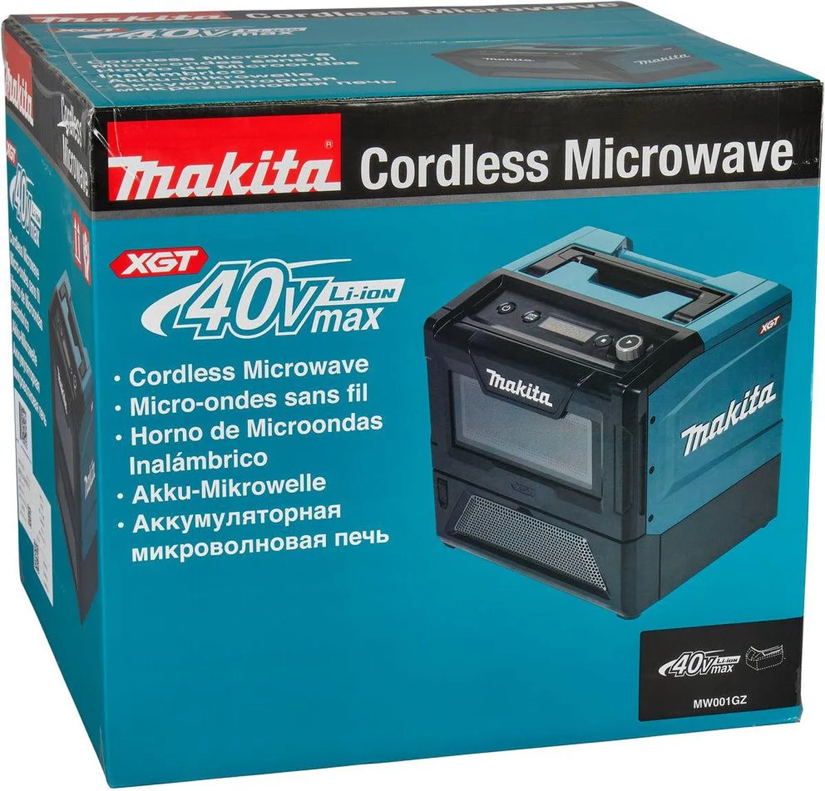 Makita MW001GZ Accu Magnetron XGT 40V Max - Zwart/Groen - afbeelding 6 van 6