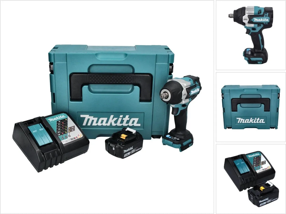 Makita DTW 700 RF1J Slagmoersleutel 18V 700Nm