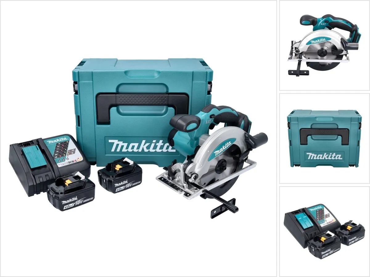 Makita DSS610RMJ 18V Accu Cirkelzaagset - 165mm - 2x 4.0Ah