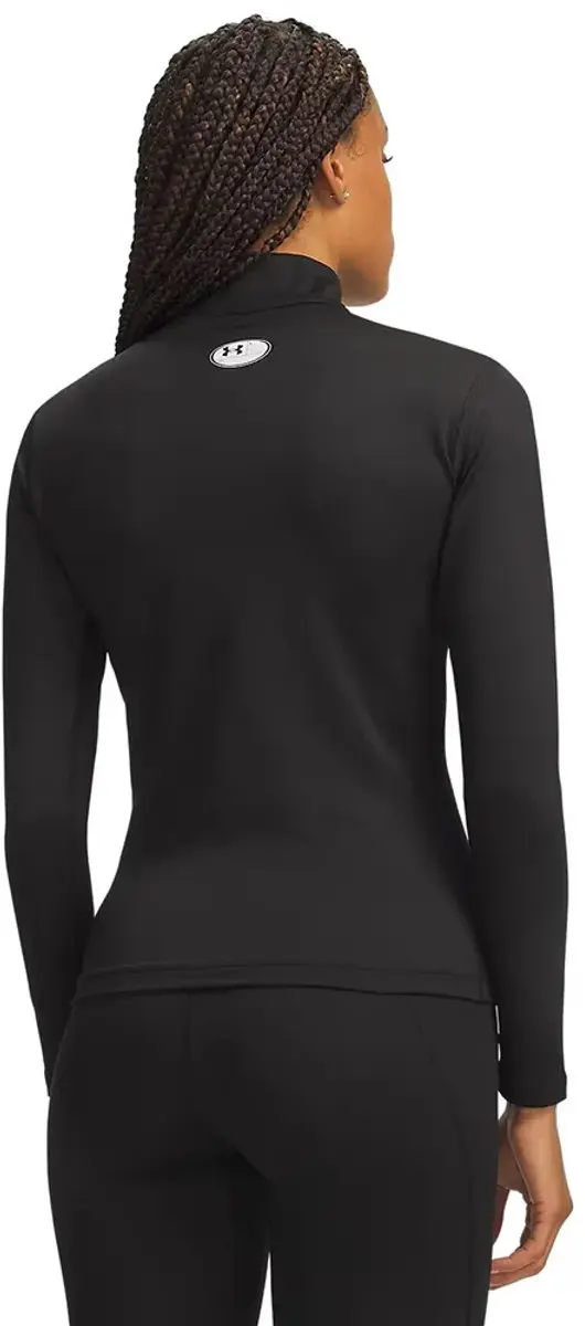 Under Armour ColdGear Mock T-shirt - Lange mouwen - Zwart - XL