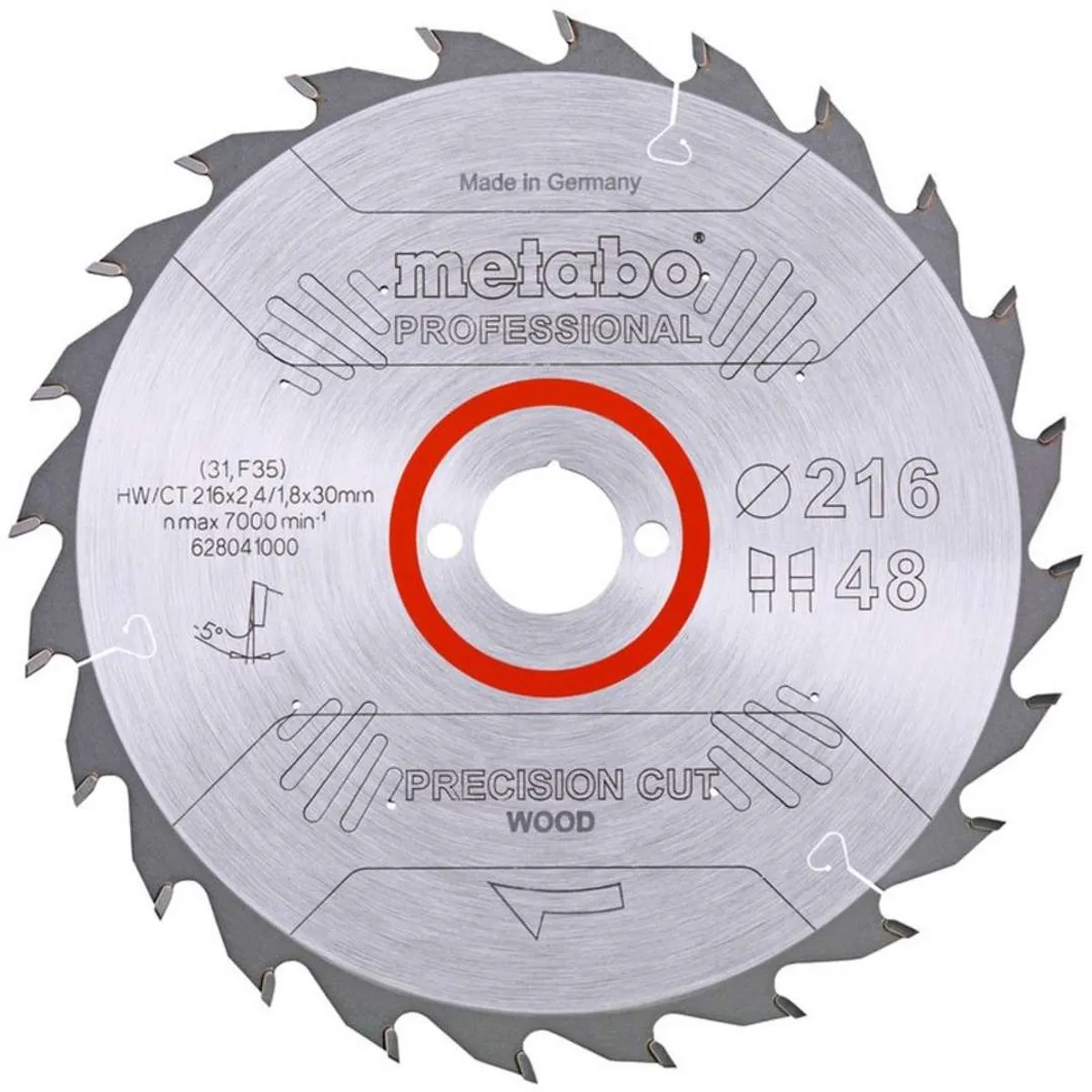 Metabo HM 216 Cirkelzaagblad 48 Tanden - 216x30mm