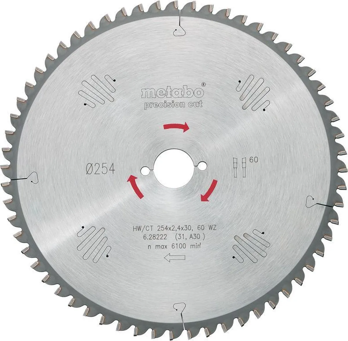 Metabo HM 216 Cirkelzaagblad 48 Tanden
