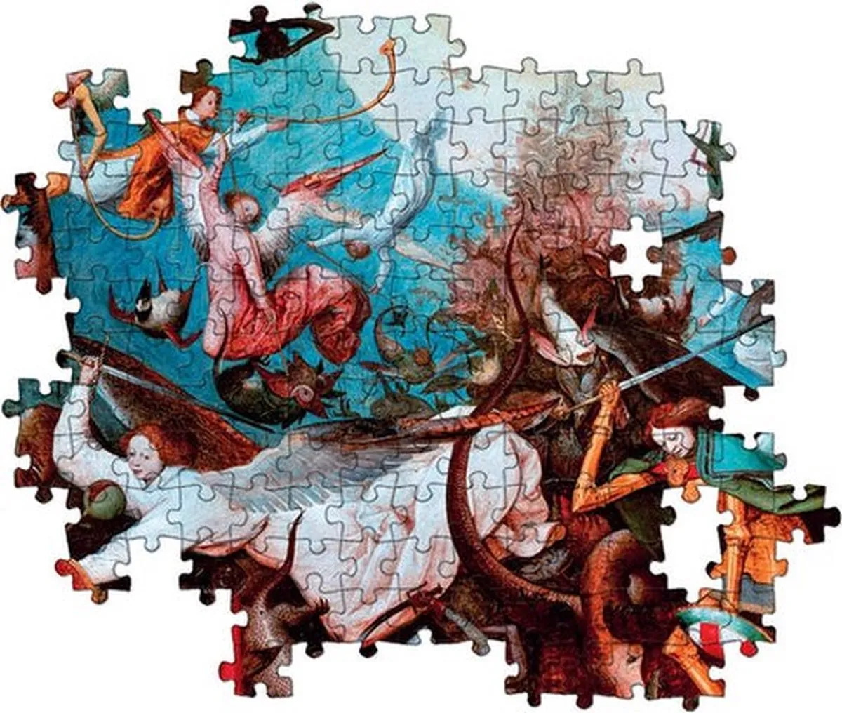 Clementoni Puzzel De Val van de Rebel Engelen 1000 Stuks