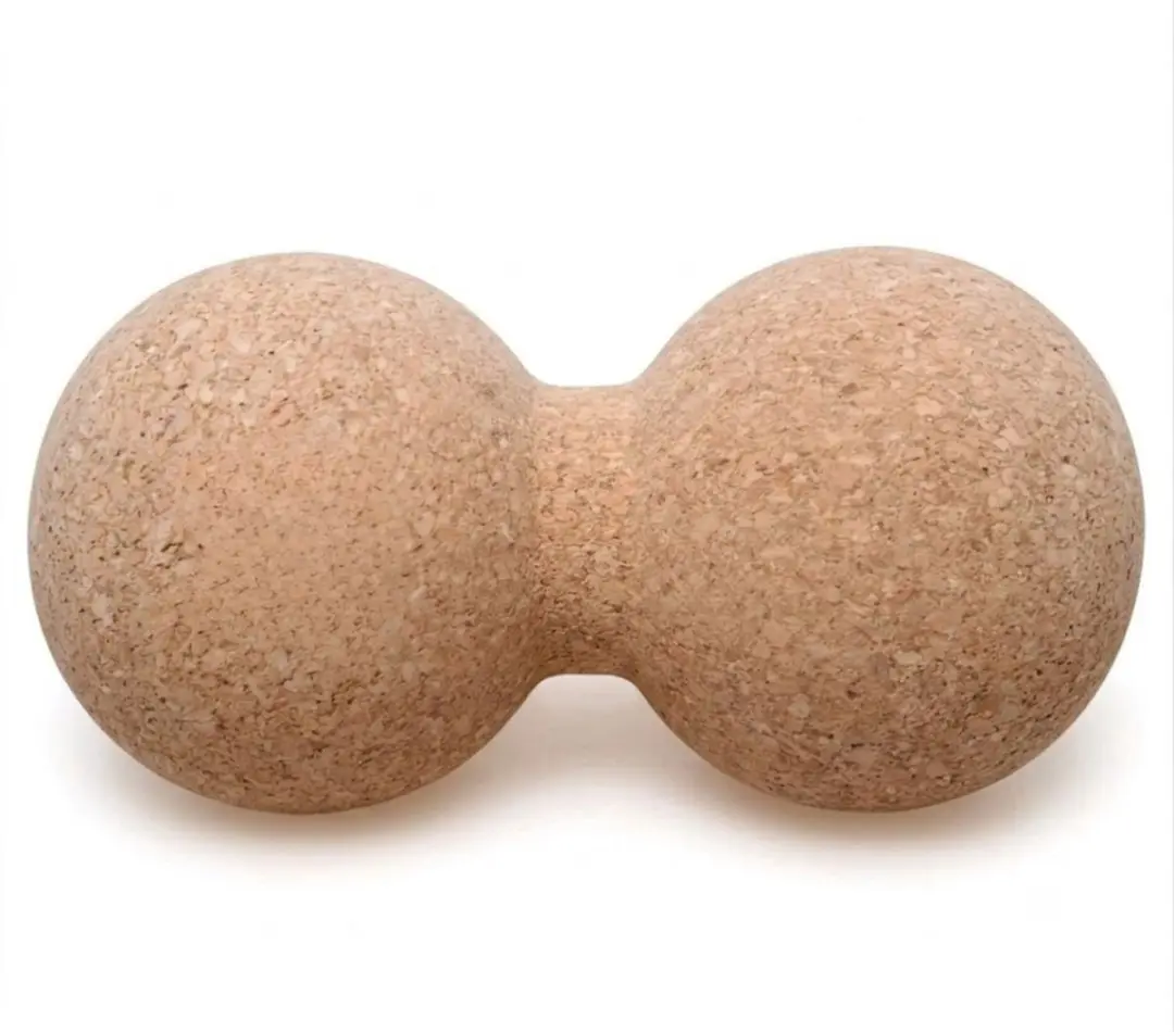 Toorx Liveness Dubbele Kurken Massagebal 13cm - Beige