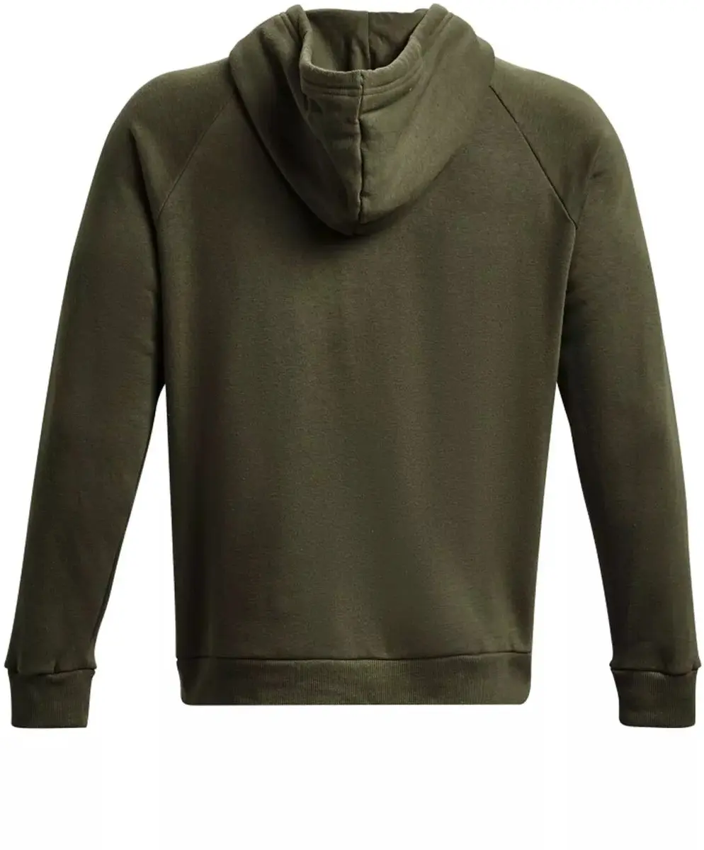 Under Armour Rival Fleece Hoodie Heren - Maat M - Groen/Wit